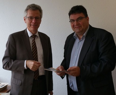 Landratskandidat Gerald Kummer zu Gast in Hirschhorn